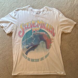 Steve Miller Band Cream Graphic Tee
